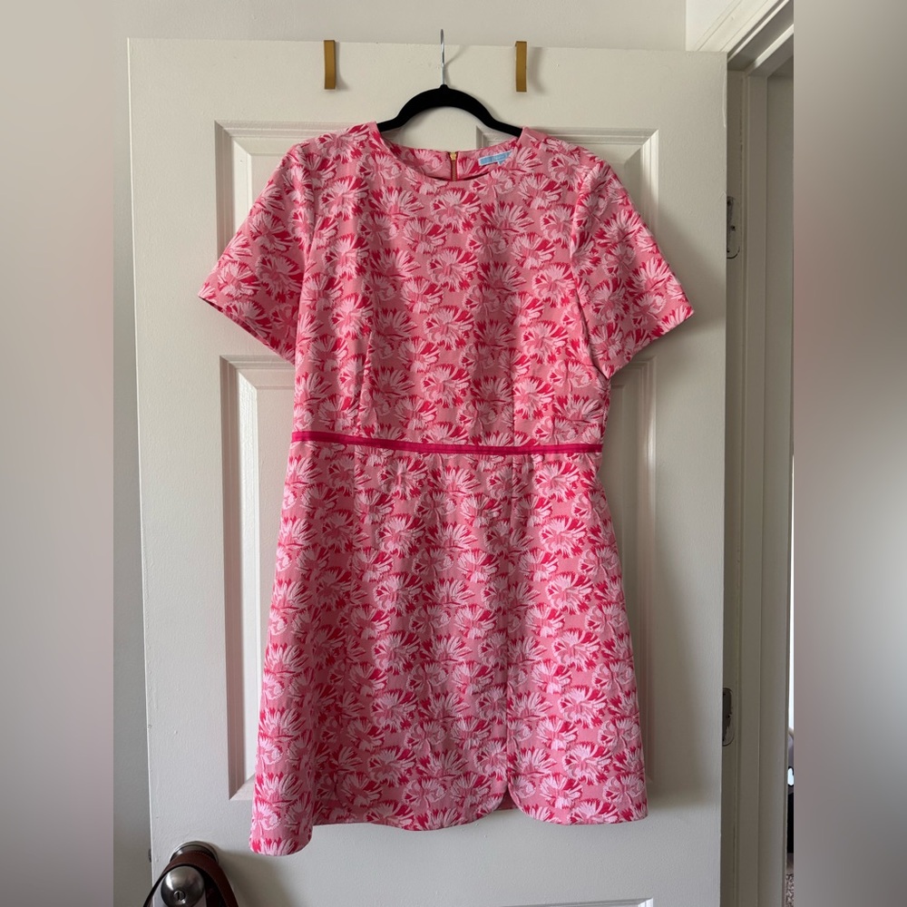 Draper James Pink and White Floral Dress